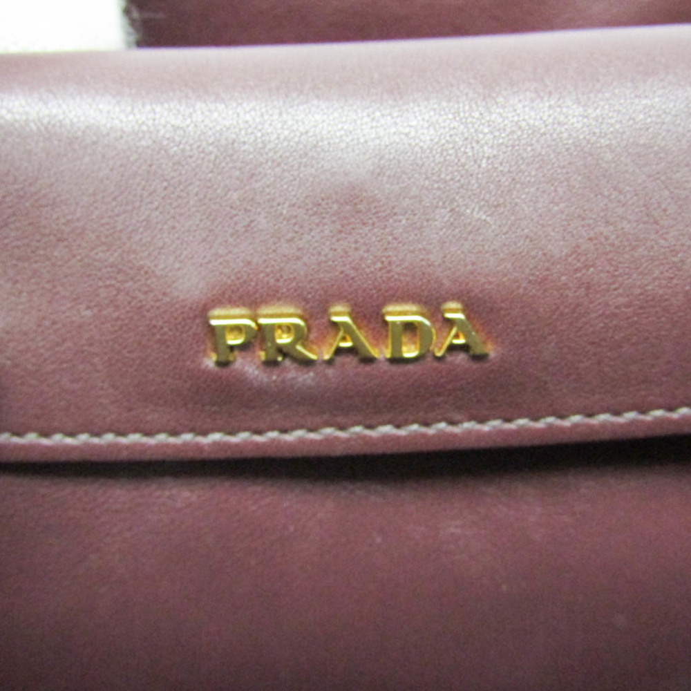 PRADA Red Leather Shoulder Bag - Picture 14 of 16